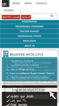 Mobile Screenshot of gtcs.org.uk